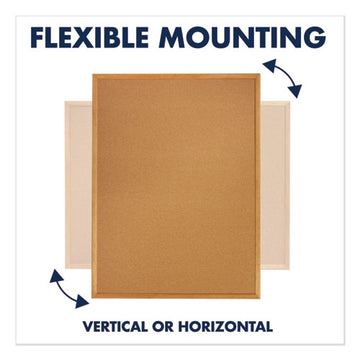 Quartet® Classic Series Cork Bulletin Board, 96 X 48, Oak Finish Frame freeshipping - TVN Wholesale